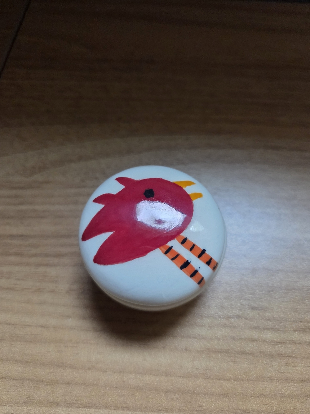 Hand-Painted Bird Trinket Box Ring dish